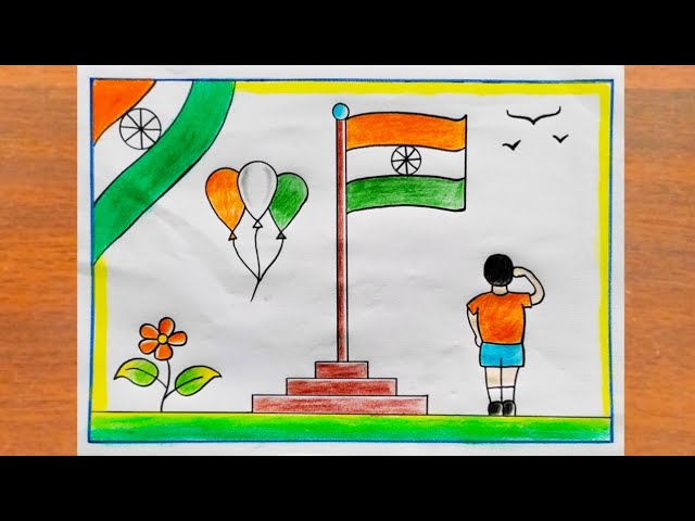 Republic Day Drawing for Kids: Drawing Ideas, Fun Activities and More-saigonsouth.com.vn