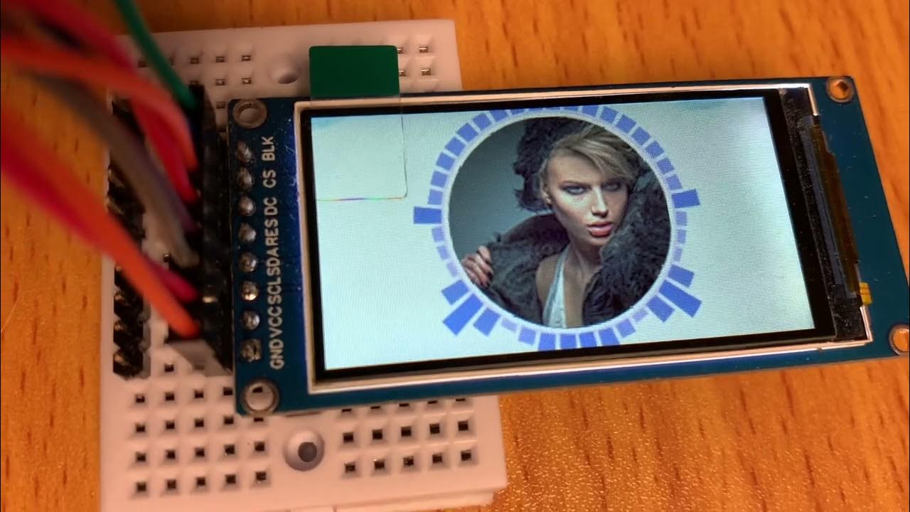 Zephyr pico with st7789v display panel running lvgl demo app youtube