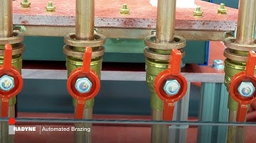 Radyne Automated "Lift and Rotate" Induction Brazing System