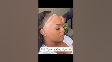 How To Melt Your Lace Frontal Wig Like SCALP ! Full Tutorial Out NOW 👇#hairtutorial #wiginstall