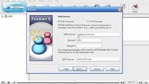 BMChosting email foxmail setup tutorial