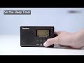 Rysamton Portable AM:FM Shortwave Radio Big digital display with Sleep Timer and Alarm Clock