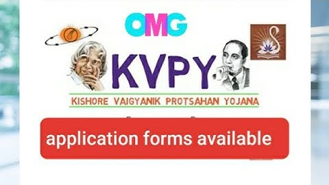 KVPY application form 2020 How to fill?