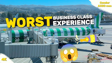 Condor A330neo Business Class | Wine Shower at 35,000 Feet (Full Flight Review)