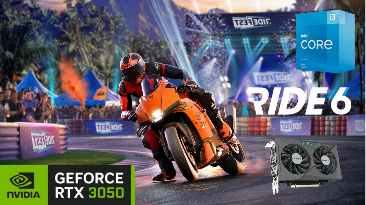 Ride 6 | RTX 3050 6GB + i3 10105 | Alto 1080p | FPS