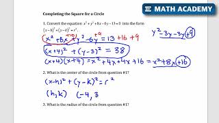 Famous Completing the Square for Circles for SAT Math - What You Need to Know Net Worth