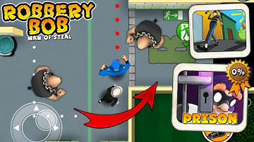 Robbery Bob - Prison Chapter Gameplay Walkthrough Ep 61