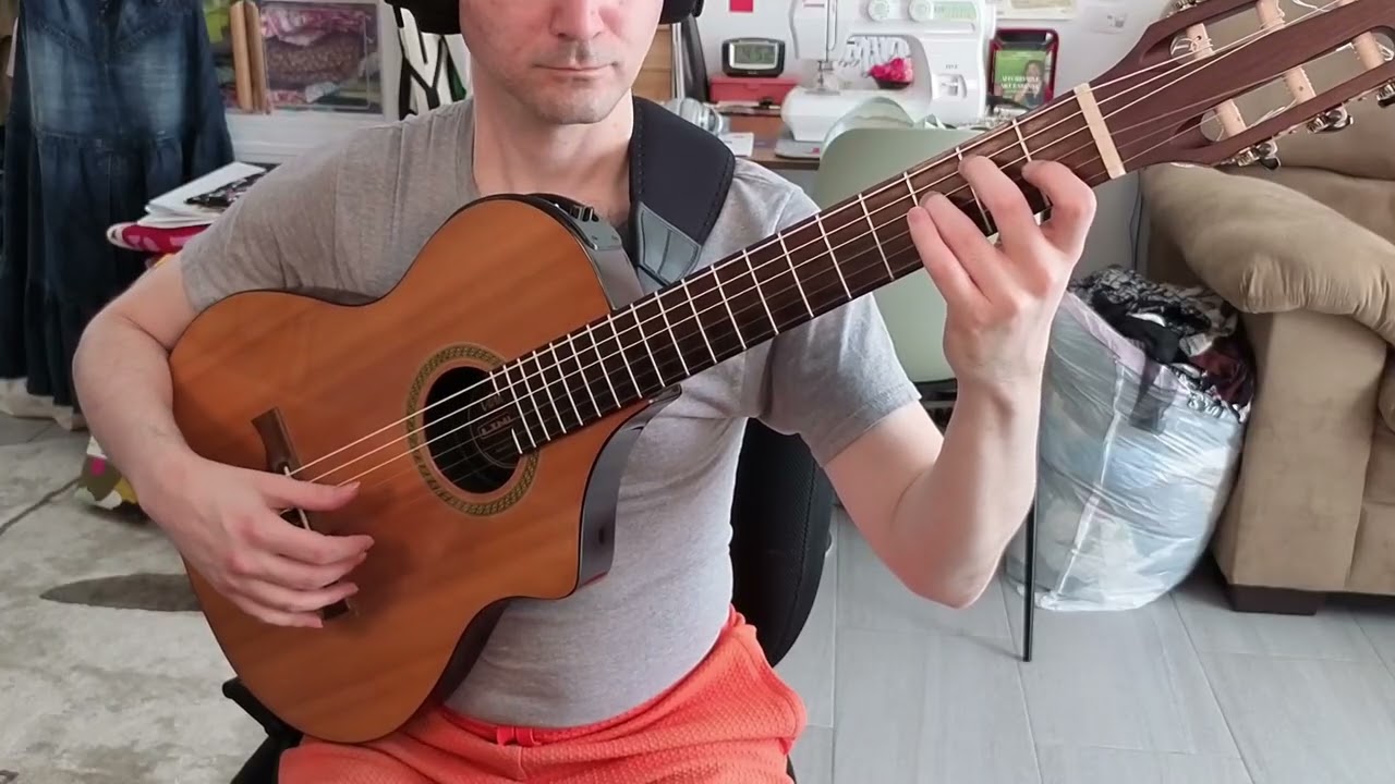 ギター Line6 Variax acoustic nylon 300 Line 6 Variax 300 Nylon String Classical Guitar Natural
