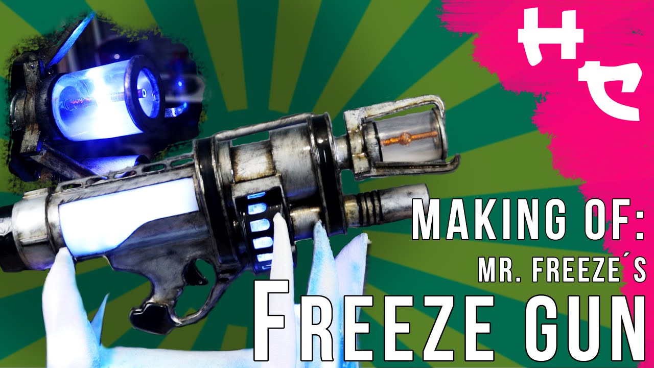 ¡Hagamos el arma de Mr. Freeze del videojuego Batman: Arkham City!