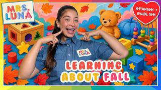 Learn About Fall! 🍂🍁 | Colors, Trees & Fruits in English & Spanish with Mrs. Luna 🌙
