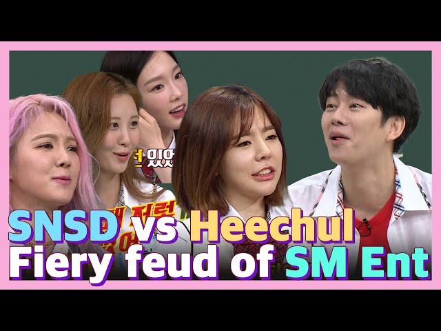 SNSD vs HeeChul Making legendary moments every time they meet class=