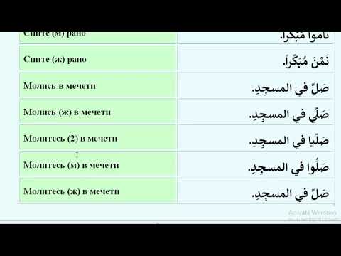 Арабский язык с носителем - 20 (4) - ГЛАГОЛЫ В ПОВЕЛИТЕЛЬНОМ НАКЛОНЕНИИ (ПРАКТИКА) فِعلُ الأمر
