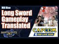 Monster Hunter Rise | TGS Long Sword Gameplay Translated