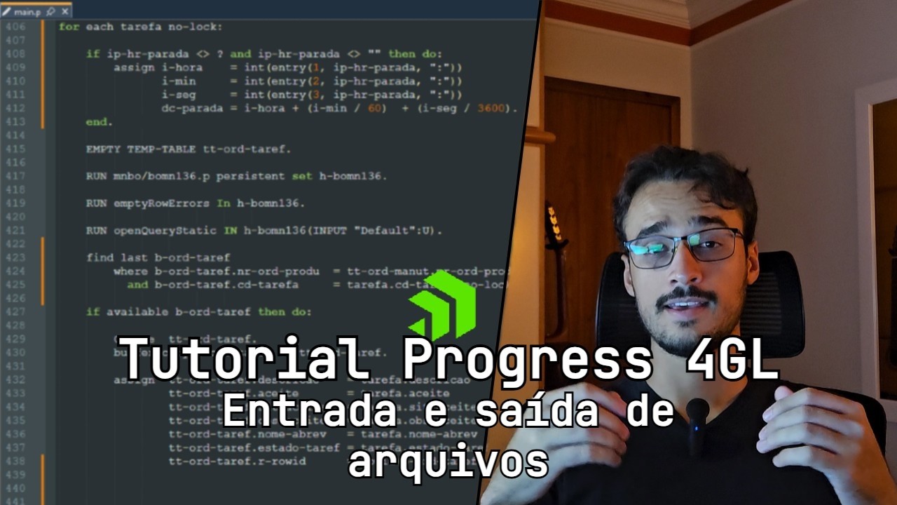 Entrada e Saída de Arquivos | Tutorial Progress 4GL - YouTube