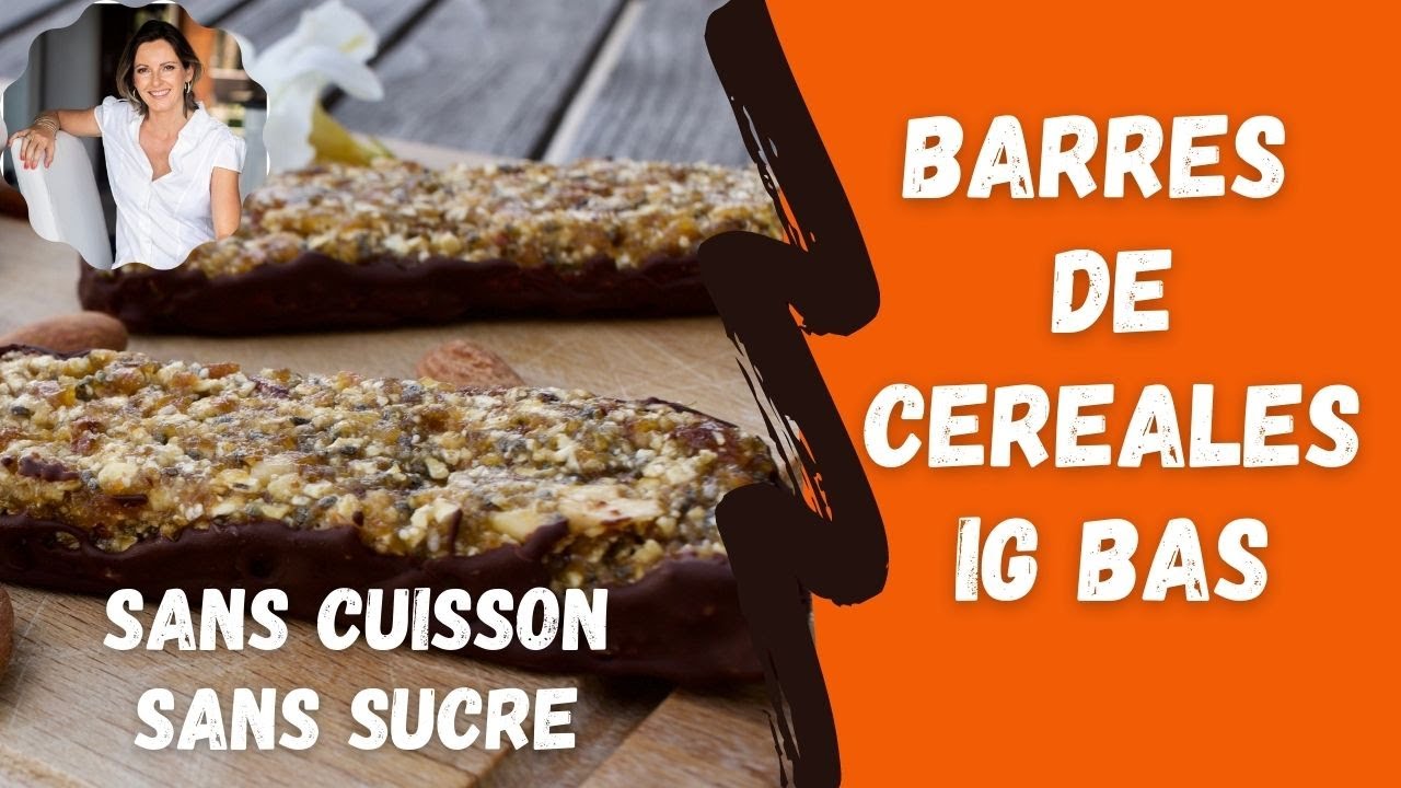 IG BAS] Recette de barres de céréales sans sucre et sans cuisson ! 