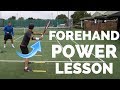 Tennis Forehand Transformation - Technique For Maximum Power and Control