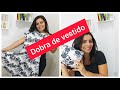 Como dobrar vestido / vestido godê / vestido rodado