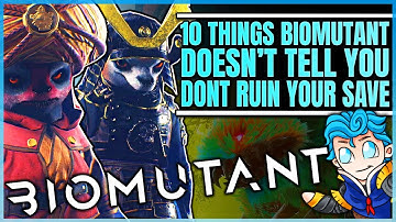The Top 10 Things You NEED to Know Before Playing Biomutant! (Tips - Tribes - Class - Crafting)