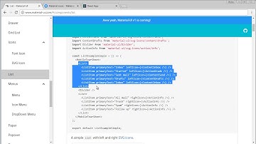 Урок 8  React JS Material UI  Списки