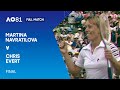 Martina Navratilova v Chris Evert Full Match | Australian Open 1981 Final