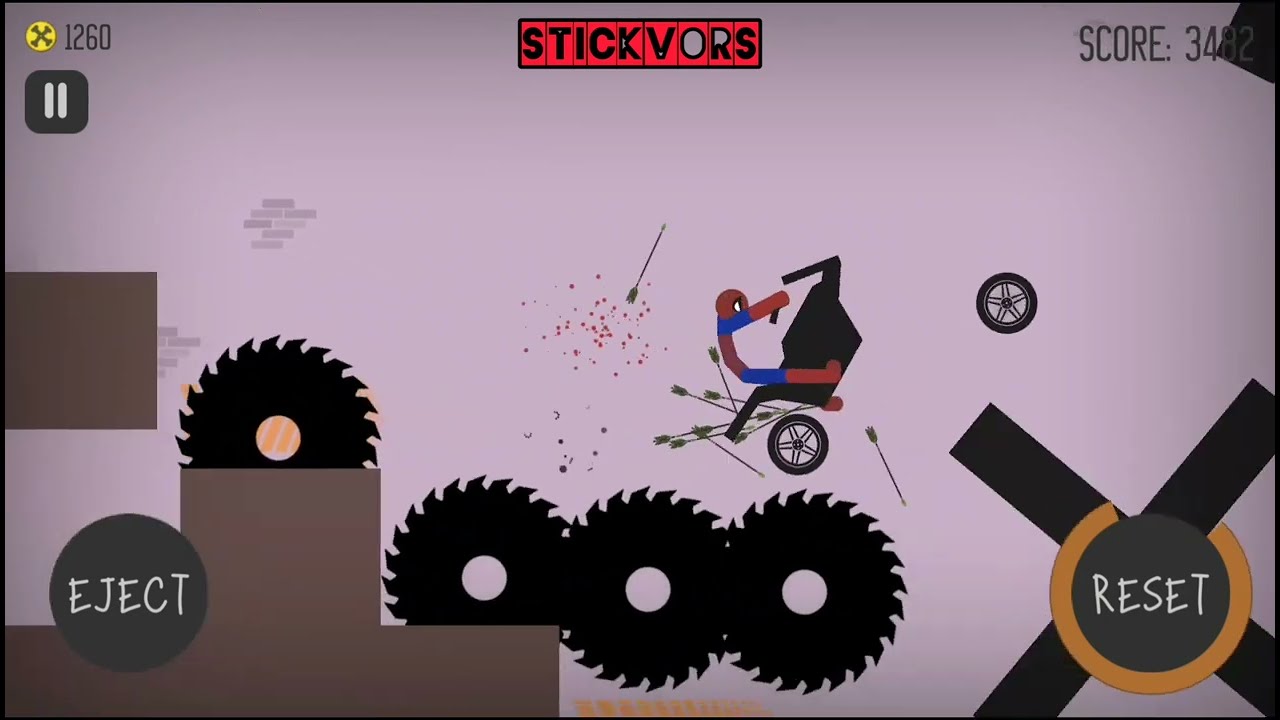 STICKMAN DISMOUNTING FUNNY MOMENTS #8 - YouTube