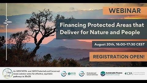 Financing PAs that Deliver for Nature and People