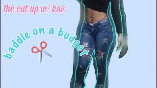 The Cut Up w/ Kae Ep 1:DIY Trendy Distressed Flare Jeans