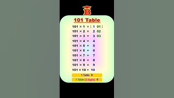 101 Table Super Trick