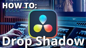 HOW TO add a Drop Shadow to text in DaVinci Resolve - SIMPLE AND EASY TUTORIAL
