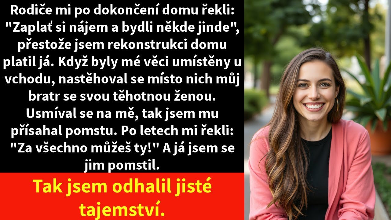 Stála jsem před vlastním domem a držela jsem v ruce tašku s věcmi, které mi otec hrubě nacpal. Venku sněžilo a on za mnou zavřel dveře, protože se nastěhoval můj bratr s těhotnou ženou. „Máme...