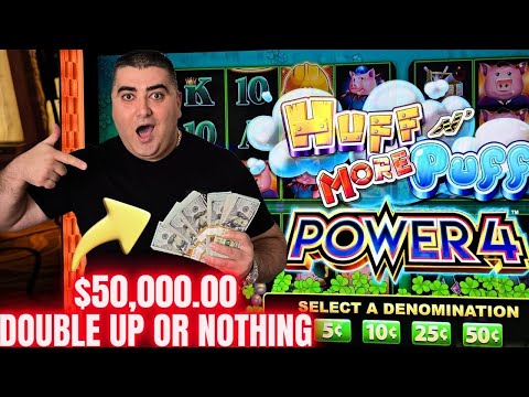 Risking $50,000 On Slots - Double Up Or Nothing