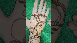 Simple Mehndi Designs For Front hands 2021 // #shorts  //