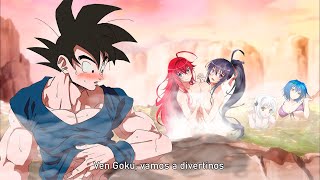 Goku llega al mundo de High School DxD | Película Completa 2022