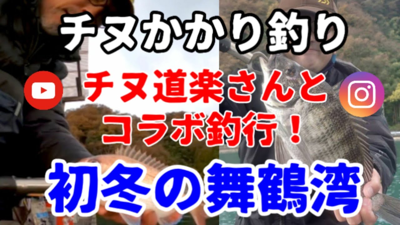 【チヌかかり釣り🎣】2023年12月6日京都府舞鶴湾佐波賀の筏 YouTuberチヌ道楽さんと初冬の舞鶴湾でコラボ釣行！