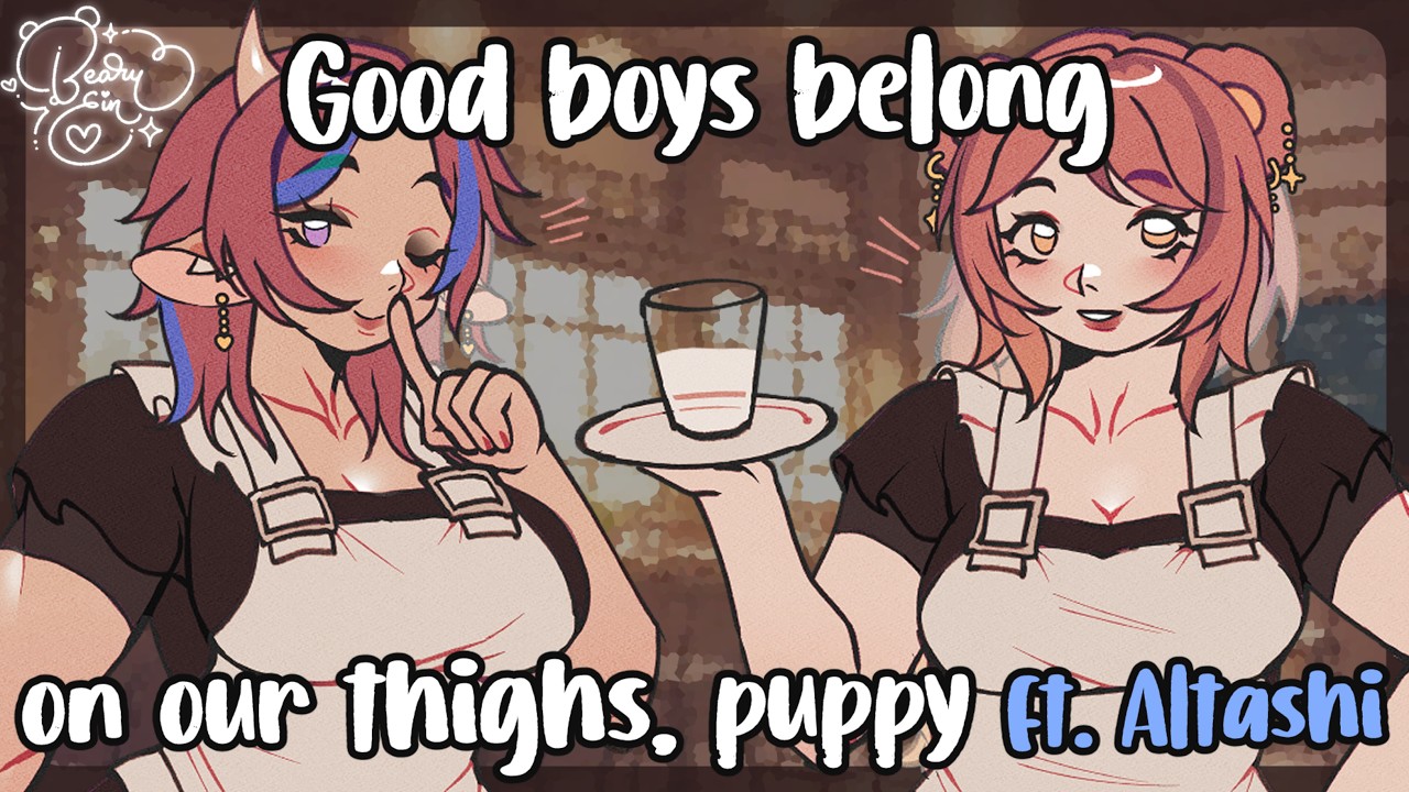 🐻Flirty Goth Maids claim you with their thick thighs ft.  @AltashiASMR   | Audio Roleplay F4M
