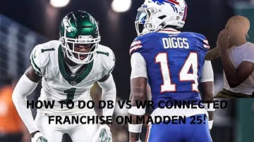 HOW TO DO WR VS DB MATCHUPS ONLINE IN MADDEN 25! (Against your Peers)