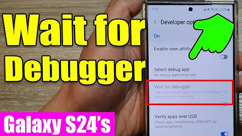 🐞 Galaxy S24 Developer Mode: Control App Debugging with 