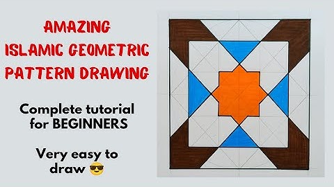 How to Draw Islamic Geometric Patterns – Easy & Mesmerizing Art Tutorial