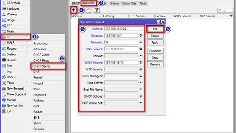 Создание и настройка DHCP-сервера на MikroTik.