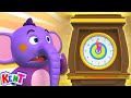 Hickory dickory dock  more nursery rhymes  kids songs  kent the elephant