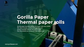 Gorilla supply BPA FREE thermal paper rolls, GT214-50!