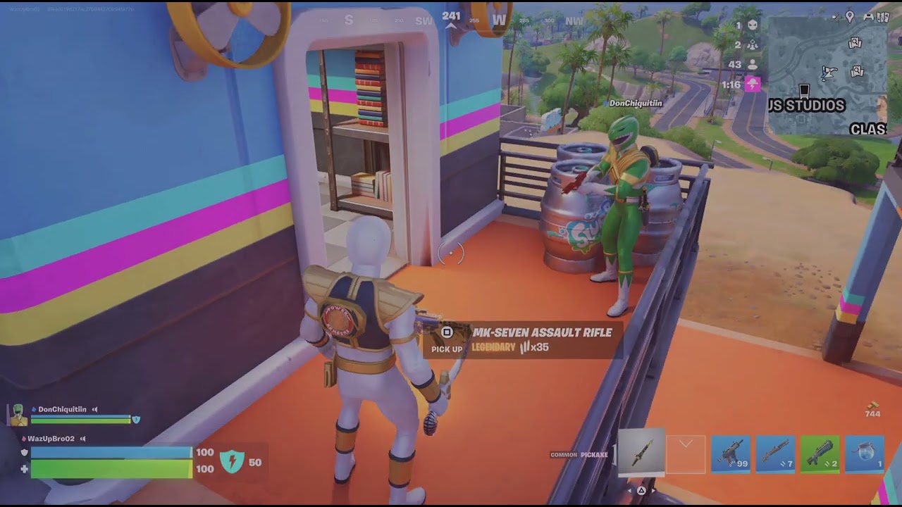 Knocking off the fortnite rust