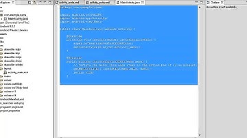 Como crear una Aplicacion Android en eclipse