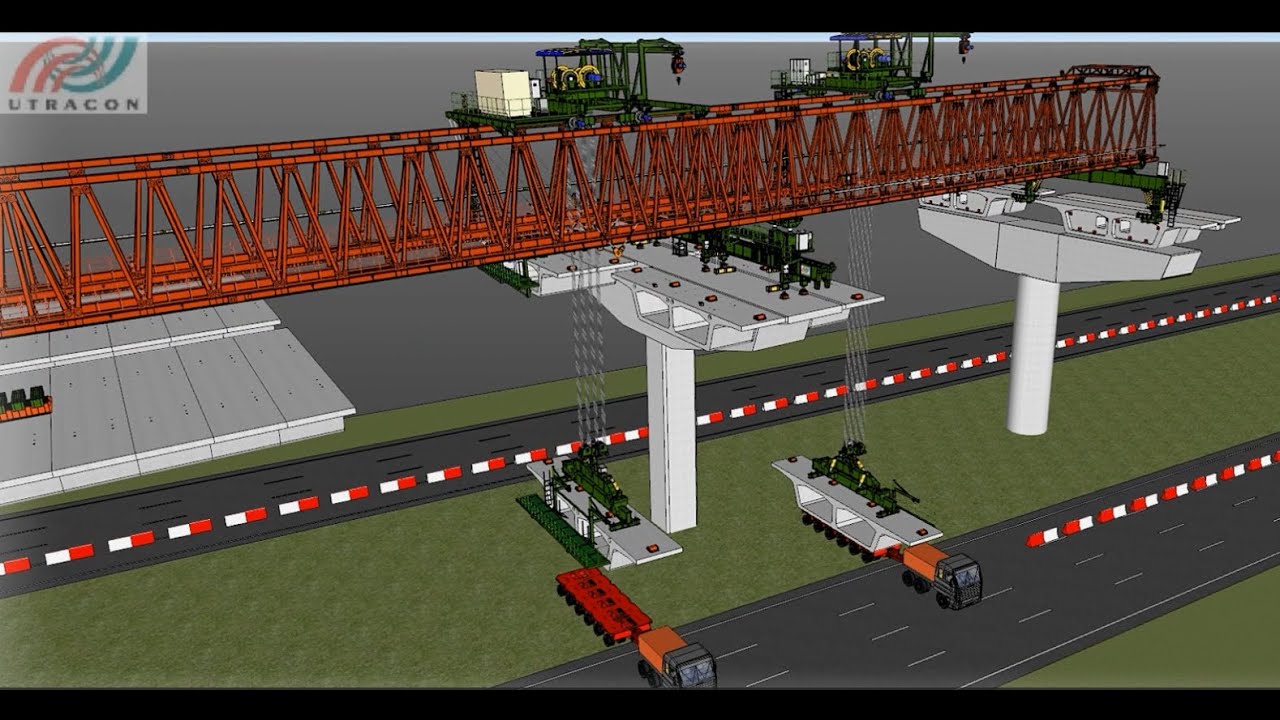 Balanced Cantilever Method with Launching Gantry – Precast Segments