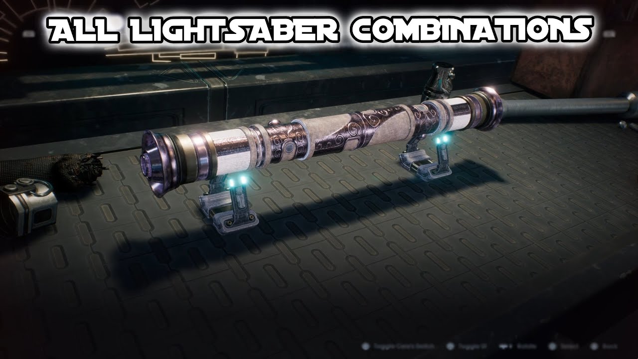 ALL LIGHTSABER COMBINATIONS Star Wars Jedi Fallen Order (All
