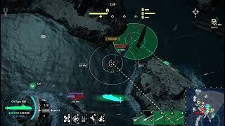 CN Type 096 Submarine   DualShock Combos with Pukguksong-4 SLMBs Missiles Modern Warships