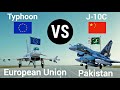 PAF J-10C vs Eurofighter Typhoon | Who Wins the Ultimate Dogfight?
