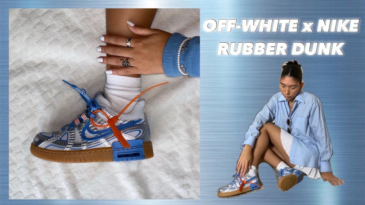 Off White X Nike Rubber Dunk Review On Feet How To Style Unc Rubber Dunk Youtube