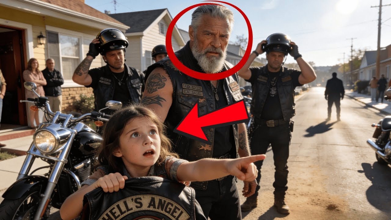 “He’s Back Again!” a Little Girl Told the Hell’s Angels — What They Did Shocked the Town