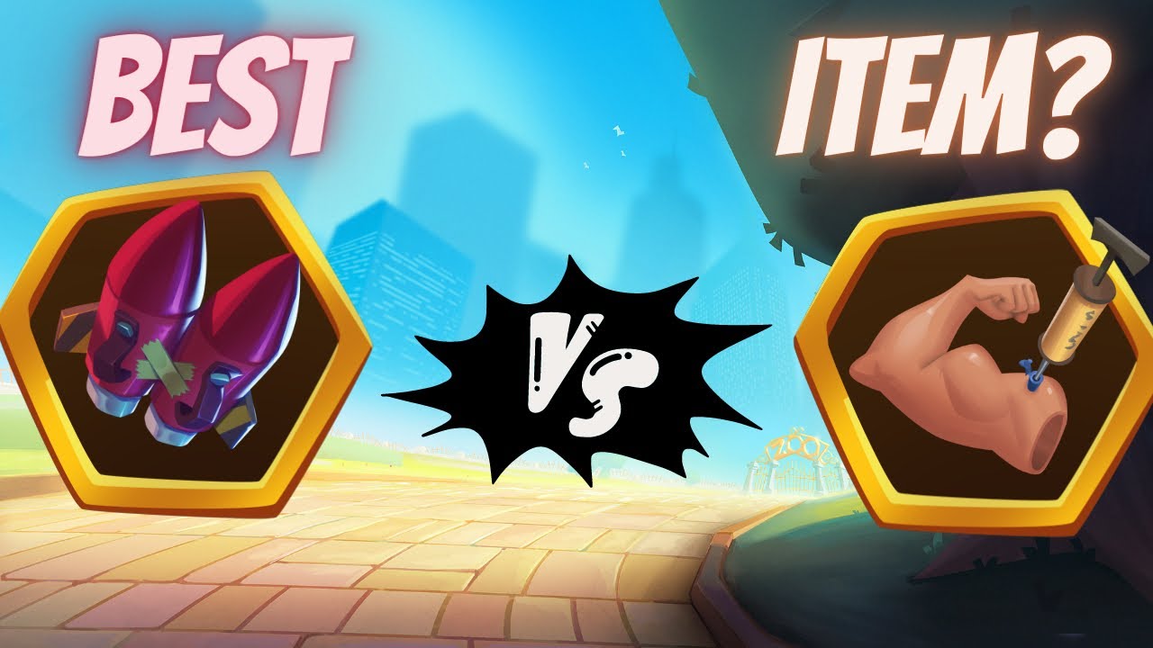 Zooba what item is Better Turbo Rockets Vs inflatable Muscles